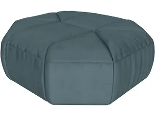 Cloud Pouf 3D Model preview