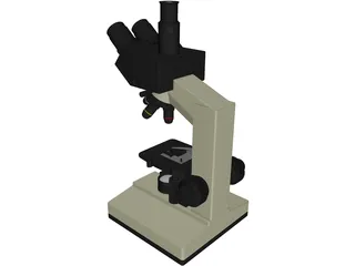 Microscope 3D Model preview