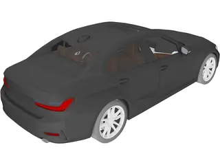 BMW 330i Sedan (2020) 3D Model preview