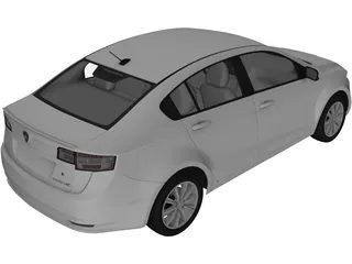 Proton Preve (2012) 3D Model preview