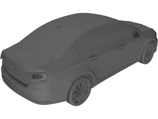 Fiat Tipo (2016) 3D Model preview