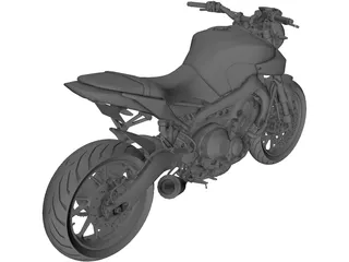 Motorbike 3D Model preview