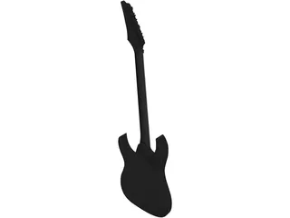 Ibanez RG-350 Electric Guitar 3D Model preview