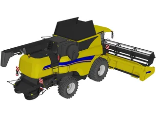 New Holland CX8 3D Model preview
