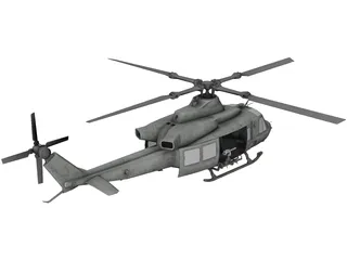 Bell UH-1Y Venom 3D Model preview