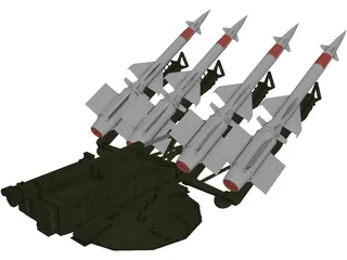 SA-3 Goa 3D Model preview