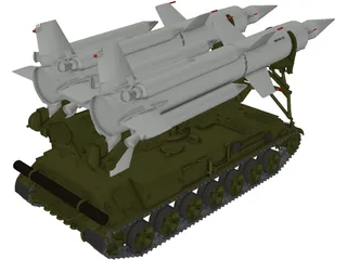SA-4 Ganef 3D Model preview