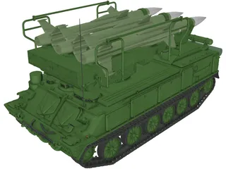 SA-6 Gainful 3D Model preview