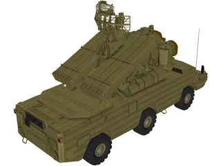 SA-8 Gecko 3D Model preview