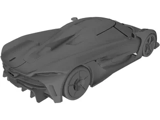 Koenigsegg Jesko Absolut (2020) 3D Model preview
