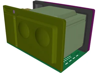 Microwave Oven 3D Model preview