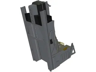 Aces II Seat 3D Model preview