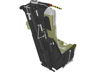 Mk7 Ejection Seat 3D Model preview