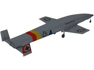 Sanger Amerika Bomber 3D Model preview