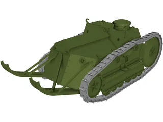 Ford M1918 3D Model preview