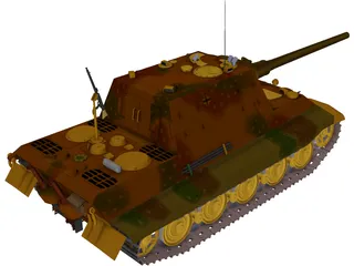 Jagdtiger 1 3D Model preview