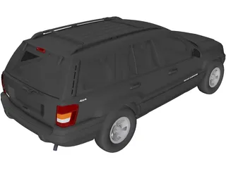Jeep Grand Cherokee (1999) 3D Model preview