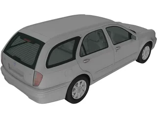 Lancia Lybra Wagon (1999) 3D Model preview