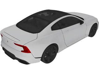 Polestar 1 (2019) 3D Model preview