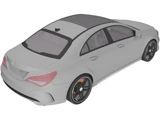 Mercedes-Benz CLA 250 (2013) 3D Model preview