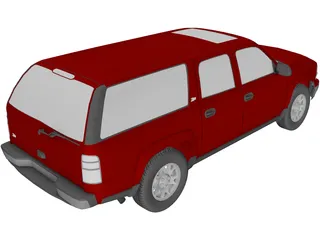 Chevrolet Suburban (2000) 3D Model preview
