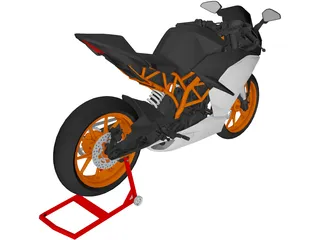 KTM RC 390 3D Model preview