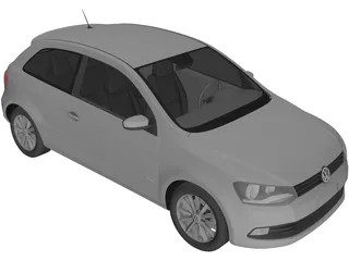 Volkwagen Gol (2013) 3D Model preview