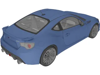 Subaru BRZ [FA20] (2014) 3D Model preview