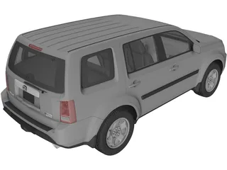 Honda Pilot (2014) 3D Model preview
