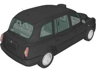 LTI TX4 London Taxi (2006) 3D Model preview