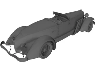 Duesenberg Speedster SJ 3D Model preview