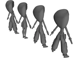 Kim Possible 3D Model preview