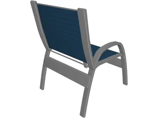 Beach Chair 3D Model preview