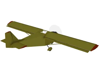 ULM Savannah 3D Model preview