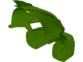 Bionicle Kanohi Miru Nuva Mask 3D Model preview