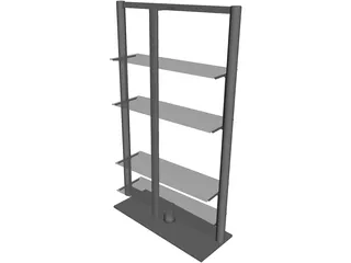 TV Stand 3D Model preview
