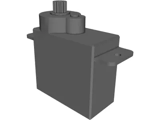 RC HS-55 Servo 3D Model preview