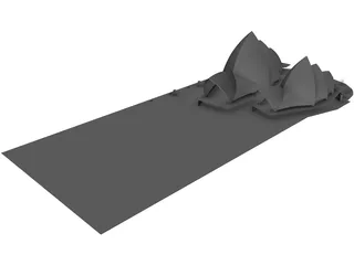 Syndey Opera House 3D Model preview