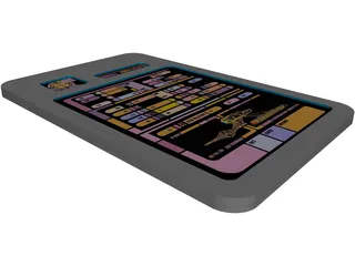 Star Trek TNG PADD 3D Model preview