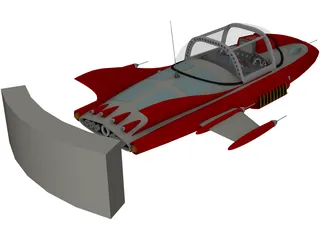 Super Car 3D Model preview