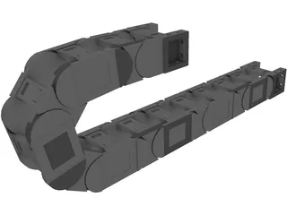 Igus Energy Chain 3D Model preview