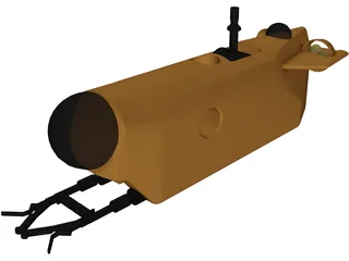 Alliant ROV Submersible 3D Model preview
