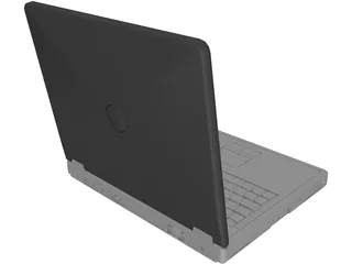 Dell Inspiron 1100 Laptop Computer 3D Model preview