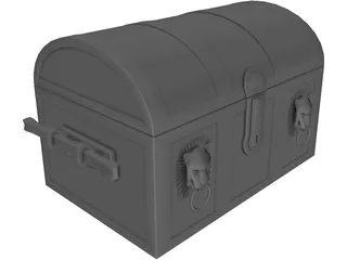 Treasure Chest 3D Model preview