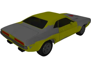 Chevrolet Camaro (1969) 3D Model preview