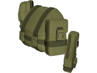 Back Packs and Equipment 3D Model preview