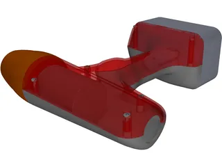 Cordless Drill 3D Model preview
