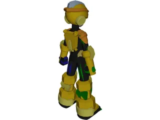 Rockman 3D Model preview