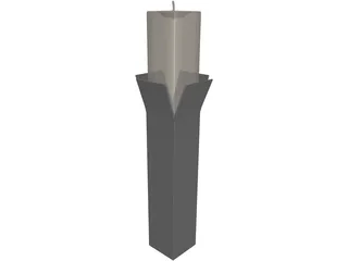Candle 3D Model preview