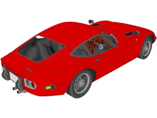 Toyota 2000GT 3D Model preview